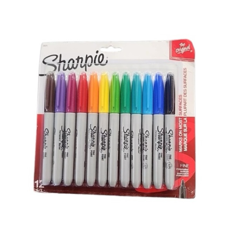 Sharpie Assorted Color Permanent Markers - Pack of 12 - Picture 2 of 8